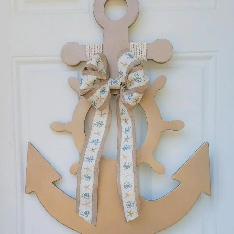 Wooden Anchor | Wooden Anchor Decor | Large Wooden Anchors | Collage and Wood Anchors - collageandwood