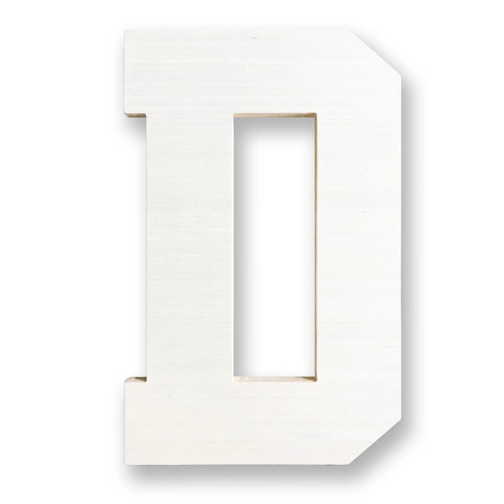 Wooden Letter D | Large Wooden Letter D | Collage and Wood - collageandwood