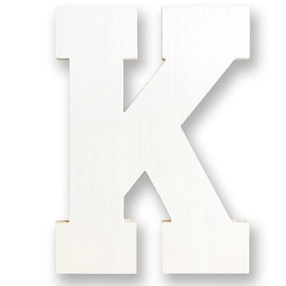 Wooden Letter K | Collage and Wood - collageandwood