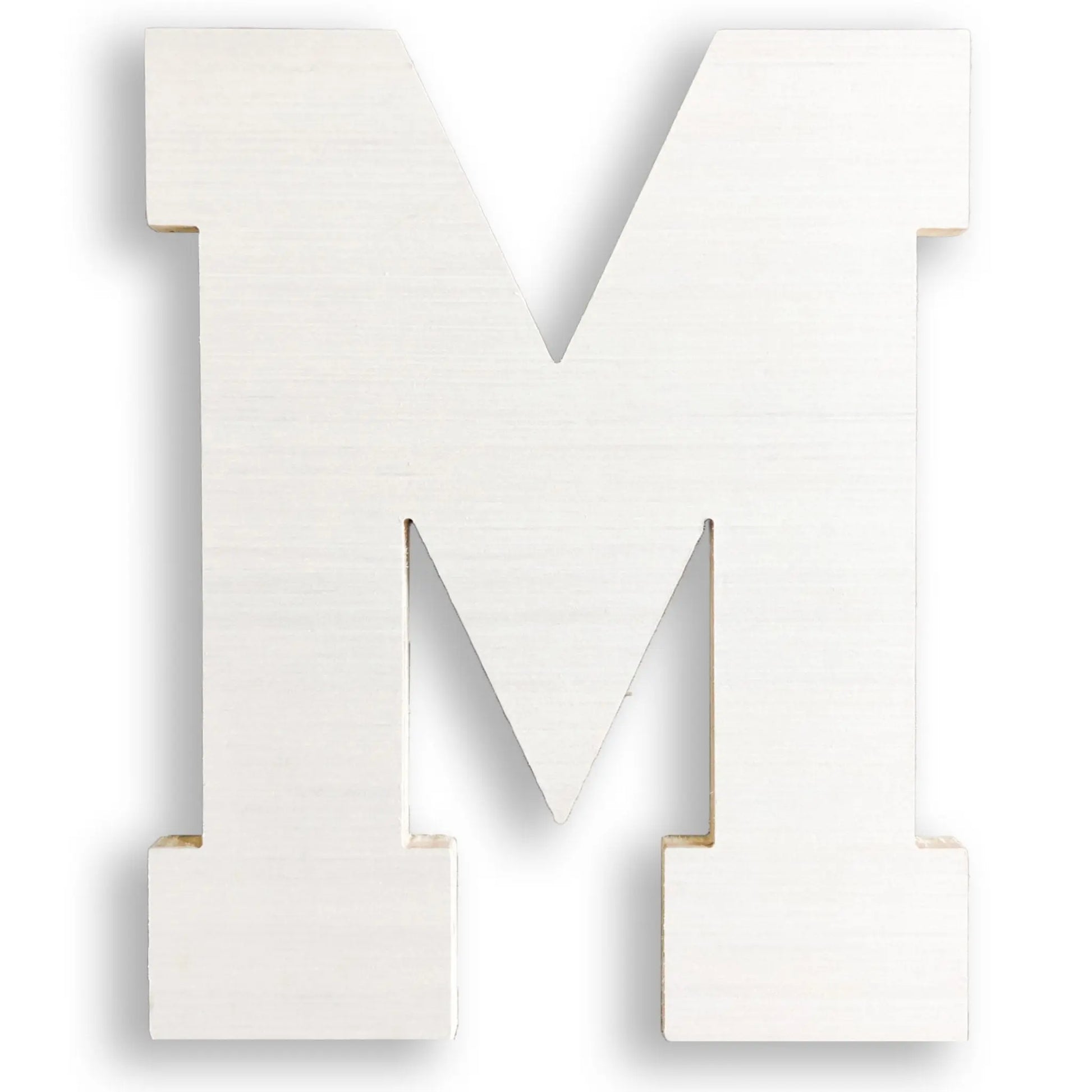 Wooden Letter M | Collage and Wood - collageandwood