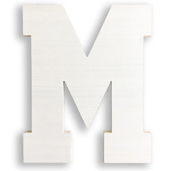 Wooden Letter M | Collage and Wood - collageandwood