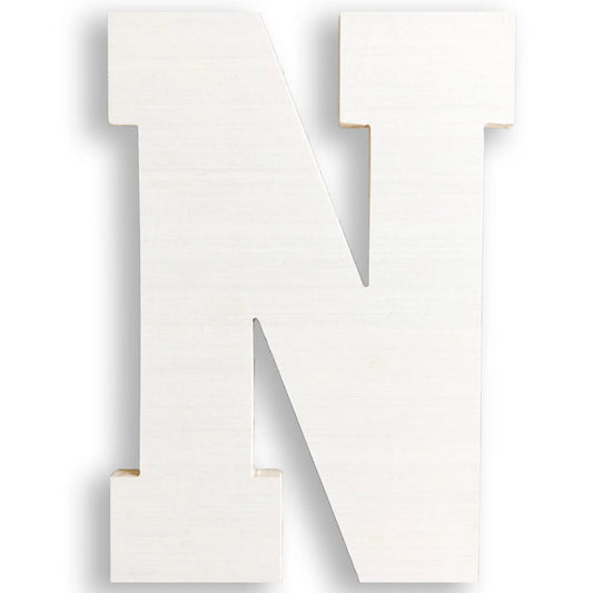 Wooden Letter N | Collage and Wood - collageandwood
