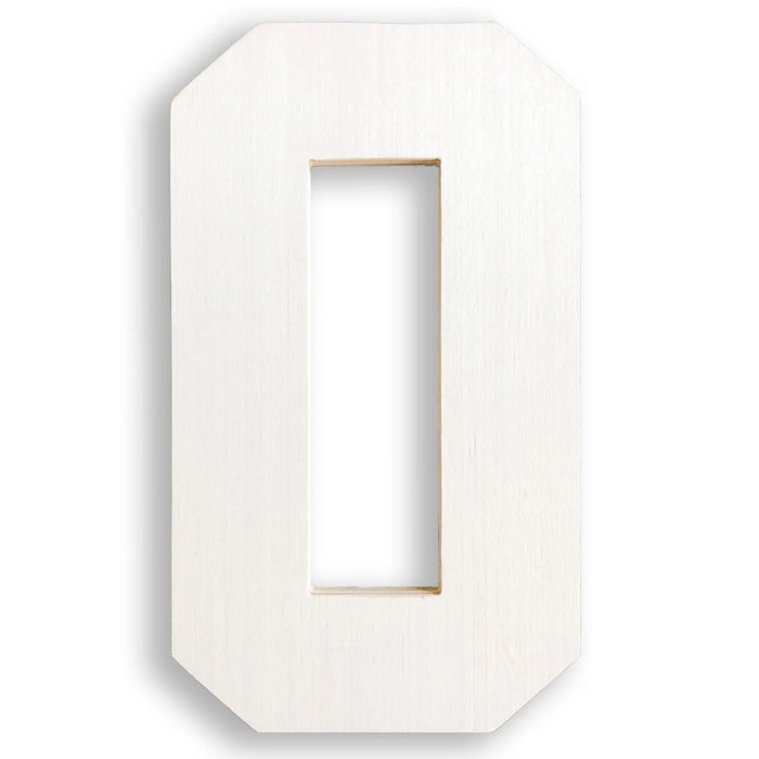 Wooden Letter O | Large Wooden Letter O | Unfinished Wood Letter O - collageandwood