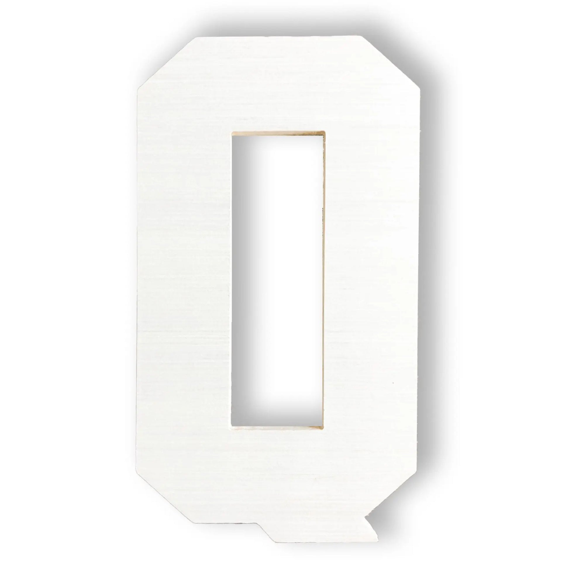Wooden Letter Q | Large Wooden Letter Q | Unfinished Wood Letter Q - collageandwood