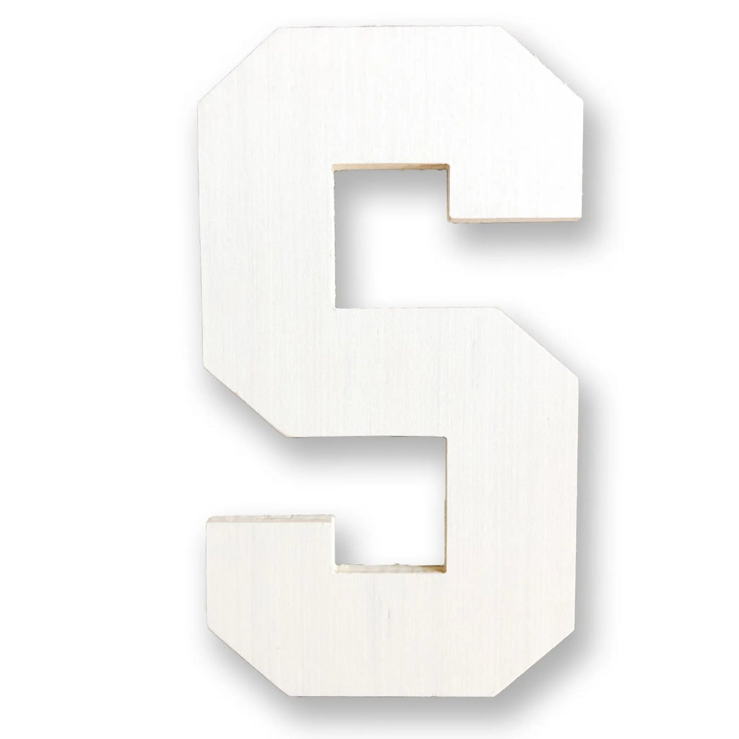 Wooden Letter S | Large Wooden Letter S | Unfinished Wood Letter - collageandwood