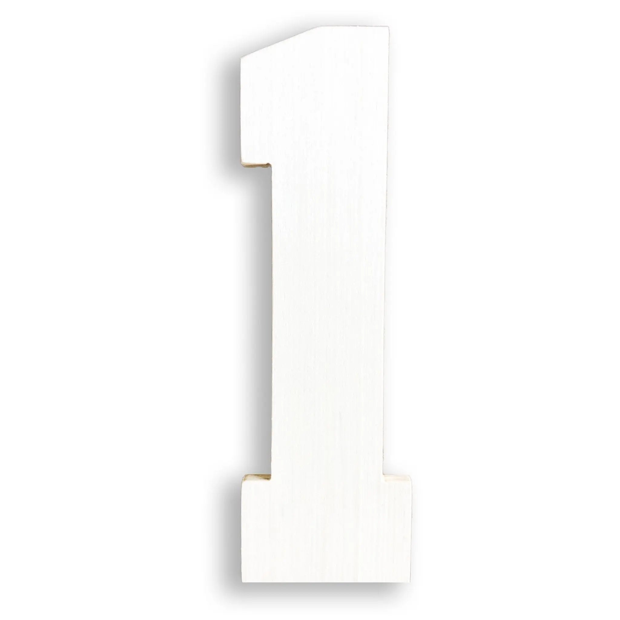 wooden number 1 - collageandwood