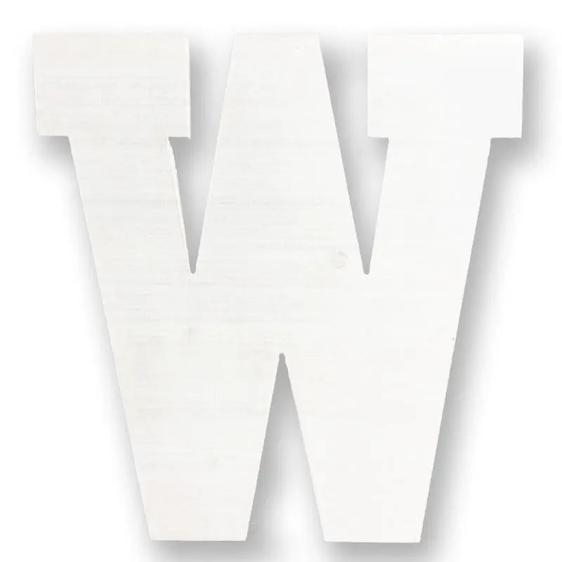 White Wood Letters 3 Inch, Wood Letters for DIY Party Projects (T