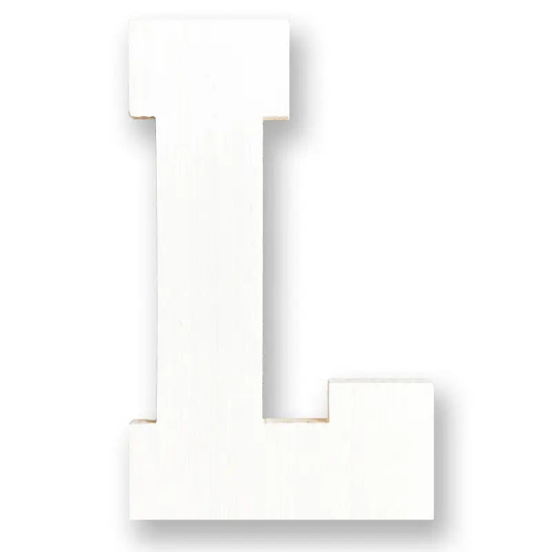 wooden letter l