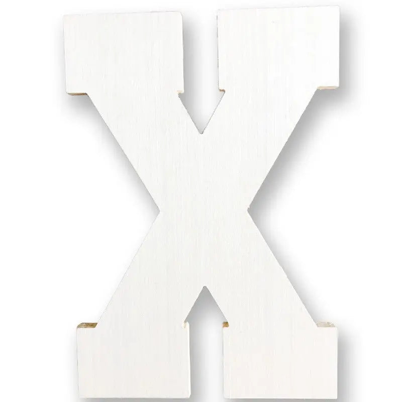 wooden letter x