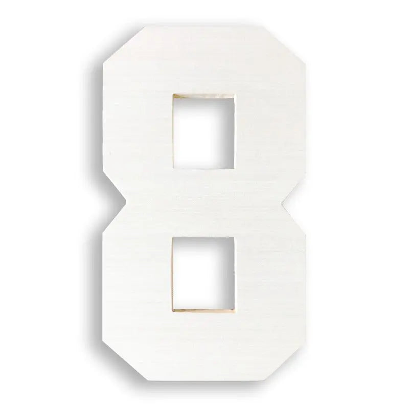 wooden number 8