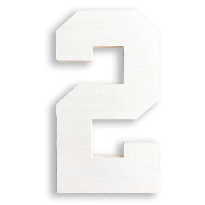 wooden letter 2