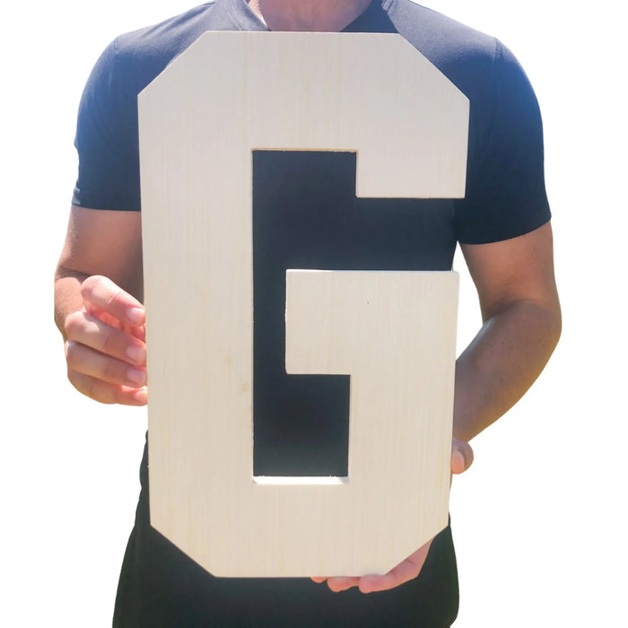 Wooden Letters | Wooden Numbers | 18 Inches - collageandwood