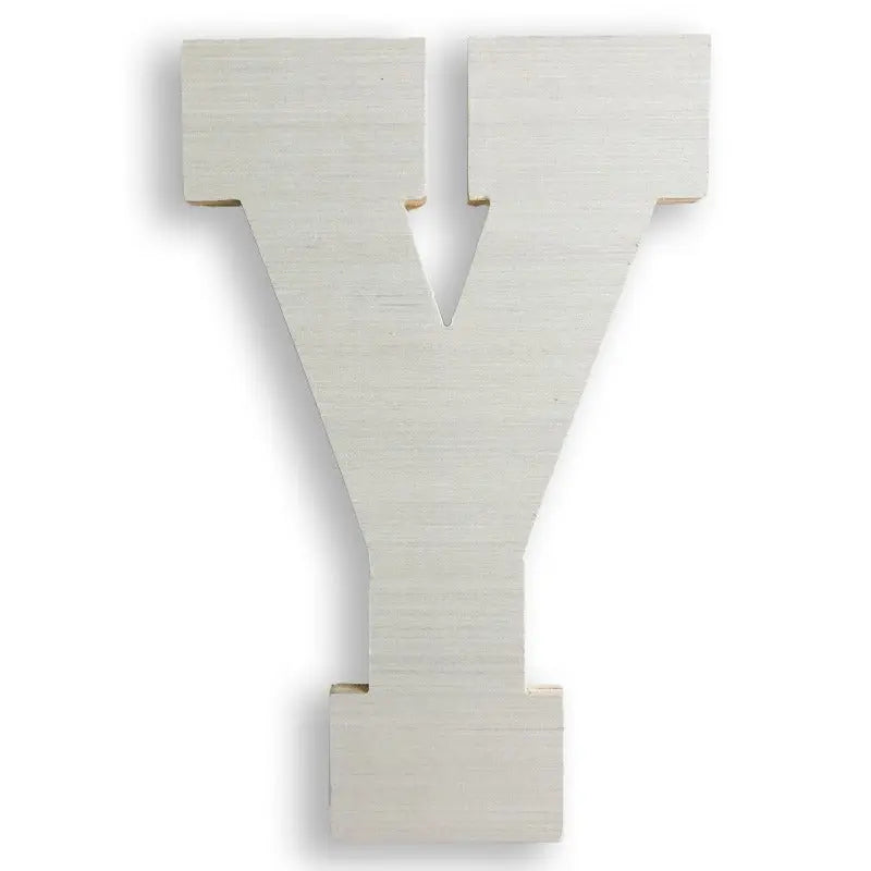 giant wooden letter Y
