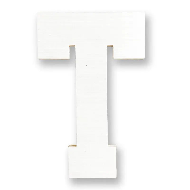 giant wooden letter T