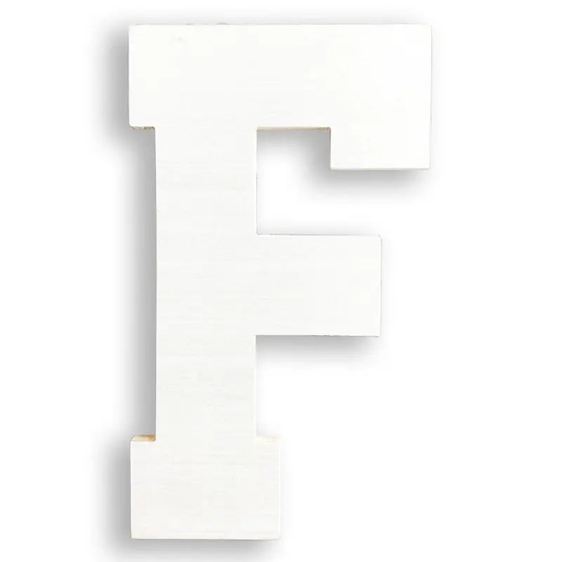 giant wooden letter f
