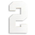 Wooden Number 2 | Large Wooden Numbers | Collage and Wood - collageandwood